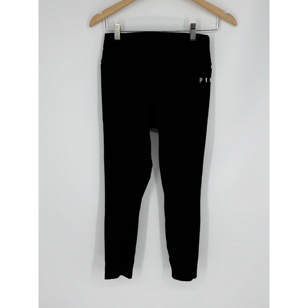 Pink Victoria's Secret Ultimate Black Leggings Size Medium Athleisure F4